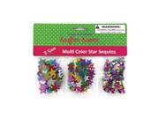 krafters korner Kids Craft Star shaped Project Party Sequins Décor Pack 24