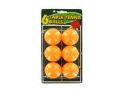 Bulk Buys Kids Children Indoor Fun Play Orange Table Tennis Balls Toy Game Plastic 24 Pack