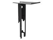 Chief 8 Wide Shelf Holder Assembly Above Flat Panel TV for Vc Equipment and AV Component Black