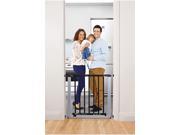 Dream Baby Home Indoor Windsor Safety Baby Infant Dog Pet Gate Silver With Dark Wood