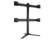 Chief Adjustable Free Standing Mounted Array Quad 2x2 Table Stand Black