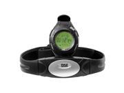 Pyle Advance Heart Rate Watch With Walking Or Running Sensor Training Zones And Calorie Counter