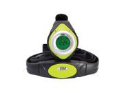 Pyle Heart Rate Monitor Watch W Minimum Average Heart Rate Calorie Counter and Target Zones Green Color