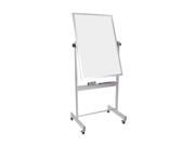 Balt TuF Rite Deluxe Mobile Double Sided Reversible Dry Erase White Marker Board 40 H x 30 W