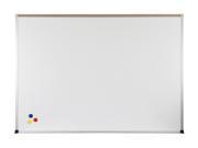 Balt Porcelain Steel Magnetic Bulletin Markerboard ABC Trim With Map Rail 2 H x 3 W