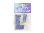 Bulk Buys Pastel Colored Rectangle Vellum Tags With Metal Rims Pack Of 6 Case 24