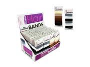 Hair Care Elastic Hair Style Bands Ponytail Holder Display Pack of 60
