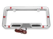 Plasmaglow Neon License Plate Frame Red