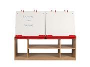 ECR4Kids Kids 4 Station Double Sided Art Activity Dry Erase Easel With Storage