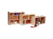 Steffywood Home School Classroom 30 H x 15 D Toddler Mobile Fold And Lock Storage