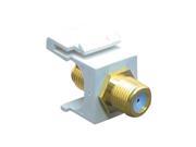 Module F Type Gold Plated 3GHZ White