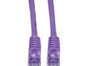 Cable Wholesale Office Electronics Cat5e Purple Ethernet Patch Cable Snagless Molded Boot 1.5 Foot