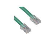 Cable Wholesale Electronics Cat5e Green Ethernet Patch Cable Bootless 6 Inch