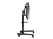 Chief PFC2000S 4 6 Flat Panel LFP Mobile Cart Silver