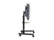 Chief Height Adjustable Large Flat Panel Mobile Cart Without Interface Black