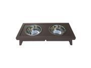 New Age Pet HiLo Raised Diner Small Russet EHHF203S