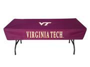 Rivalry Sports College Team Logo Virgnia Tech 6 Foot Table Cover