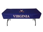 Rivalry Sports College Team Logo Virginia 6 Foot Table Cover