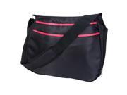 Trend Lab 104600 Ultimate Hobo Shoulder Diaper Bag Black Fuchsia Pink