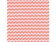 Trend Lab Nursery Kids Baby Product Coral Pink And White Chevron Crib Sheet