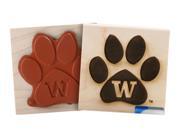Clearsnap School College University of Washington Wood Mount Rubber Stamp
