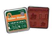 Clearsnap School College University of Miami Colorbox Stamp Set Green Orange