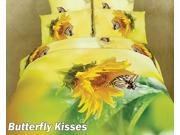 Dolce Mela Home Indoor Queen Bed Modern Bedding Floral Duvet Cover Set DM428Q