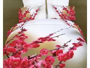 Dolce Mela Home King Duvet Cover Set Luxury Modern Floral Bedding DM443K