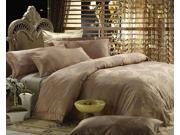 Jacquard Luxury Linens Queen Bedding Duvet Cover Set Dolce Mela DM444Q