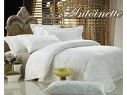 Jacquard Luxury Linens Queen Bedding Duvet Cover Set Dolce Mela DM446Q
