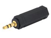 Monoprice 3.5mm Mono Plug To 6.35mm 1 4 Inch Mono Jack Adaptor Gold Plated