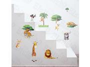 Home Kids Imaginative Art African Field Medium Wall Decorative Decals Appliques Stickers