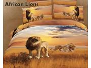 Safari Themed Luxury Queen Bedding Duvet Cover Set Dolce Mela DM456Q