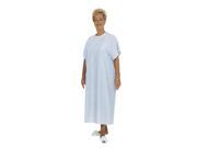 Essential Medical Supply Home Care Hospital Patient Dress Standard Gown Blue