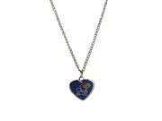 NCAA Kansas Jayhawks Team Logo Heart Shaped Pendant Necklace Charm Gift