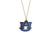 NCAA Auburn Tigers Team Logo Glitter Chain Necklace Charm Gift