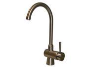 Evolution Arcade Single Hole Single Lever Mixer With A Gooseneck Swivel Spout Brushed Nickel Wh16606 Bn