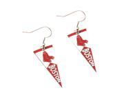 MLB Boston Red Sox Team Logo Pennant Dangle Earring Charm Gift