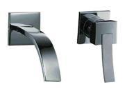 ALFI Brand AB1256 Brushed Nickel Single Lever Wallmount Bathroom Faucet