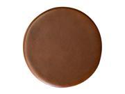 A3271 Rustic Brown Leather Coaster 4 Round Wrapped Edge Felt Bottom