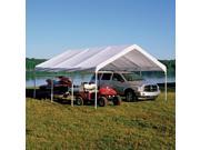 ShelterLogic 18x20 Feet Outdoor White Canopy Replacement Cover Fits 2 Frame