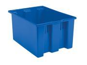 Akromils Nest Stack Totes Blue 3 Pack 23.5x 19.5x 13
