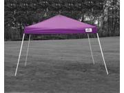 ShelterLogic Outdoor Sun Shade 12x12 SL Pop up Canopy Purple Cover Black Roller Bag