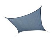 Shelter Logic Outdoor Party Patio Lawn Garden Sun Shade 16 ft. 4 9 m Square Shade Sail Sea 230 gsm