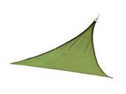Shelter Logic Outdoor Party Patio Lawn Garden Sun Shade 12 ft. 3 7 m Triangle Shade Sail Lime Green 230 gsm