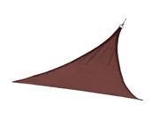Shelter Logic Outdoor Party Patio Lawn Garden Sun Shade 12 ft. 3 7 m Triangle Shade Sail Terracotta 230 gsm