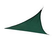 Shelter Logic Outdoor Party Patio Lawn Garden Sun Shade 12 ft. 3 7 m Triangle Shade Sail Evergreen 230 gsm
