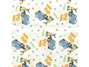 Trend Lab Home Indoor Baby Crib Sheet Dr. Seuss One Fish Two Fish Flannel