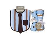 Trend Lab Max Kids Baby Gift Decorative Accessories Dress Up Bib And Burp Cloth Set