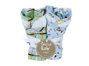 Trend Lab 20949 Baby Barnyard Bouquet Set Bib Burp Cloth